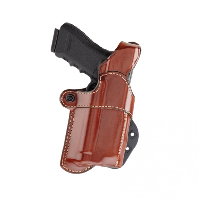 Brown Leather Nightguard Light Bearing Paddle Holster