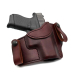 Burgundy Banshee IWB Leather Holster – Tuck Clips