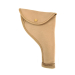 British Webley Canvas Revolver Holster front view showing flap closure