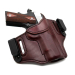Burgundy Mahogany Cobra Hybrid Leather Holster