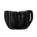 Double Mag Pouch for Single Stack Mags, OWB Magazine Pouch for Belts – Classic Black