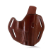 Premium Handcrafted OWB Leather Gun Holster with Custom Molding for Multiple Carry Positions