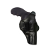 Premium Genuine Black Leather Paddle Holster for Colt King Cobra & Python .357 Magnum – Includes SpeedLoader Pouch