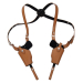 Universal Vertical Concealed Tan Shoulder Holster