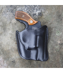 Black Leather Pocket Holster