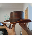 Custom-Order Leather Cowboy Hat (3 Variants)